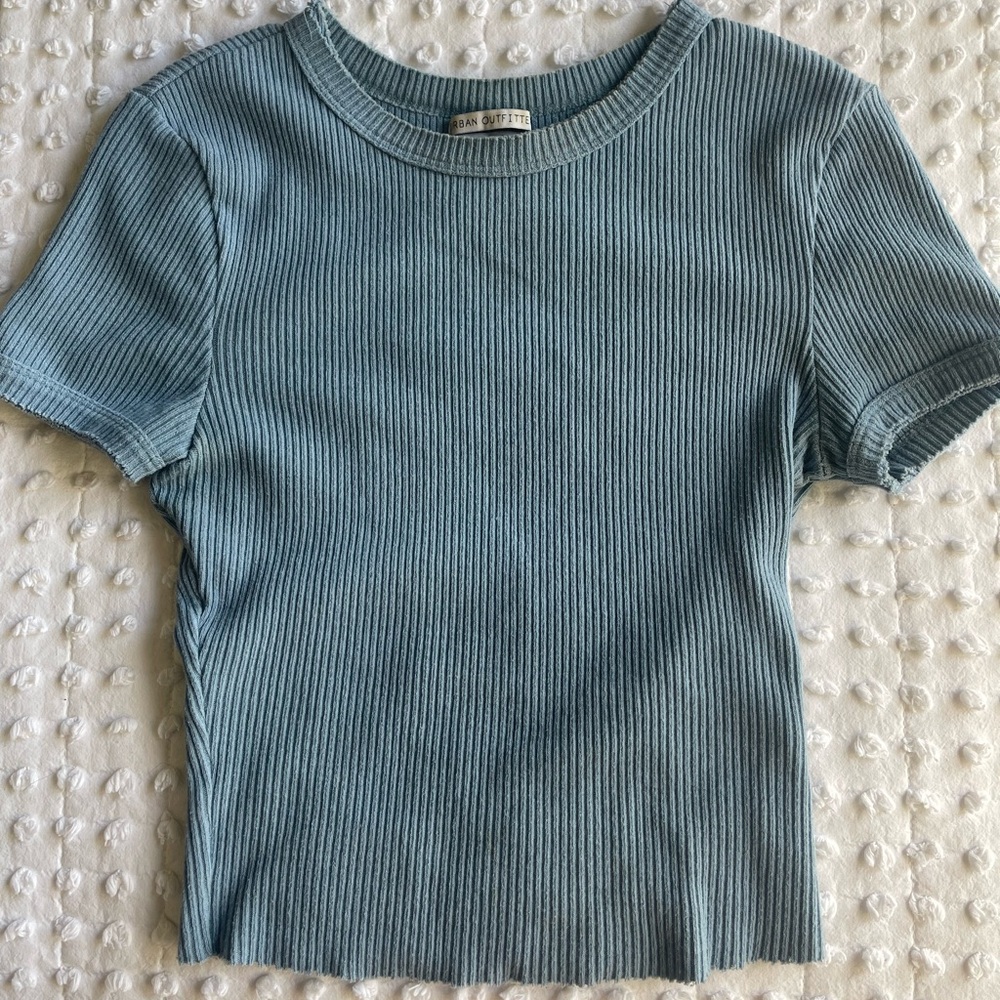urban outfitters ribbed baby tee
